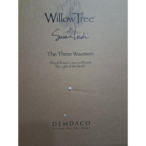 Willow Tree The Three Wisemen Figurine Set By Susan Lordi 2000 - Picture 7 of 7
